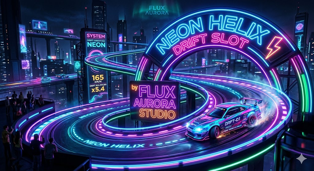 Neon Helix Drift